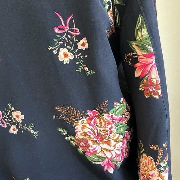 Coach Bow and Flower Printed Reversible Varsity Jacket - Picture 4 of 13